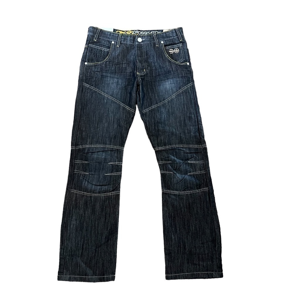 Crosshatch Men's Jeans Size 34 Regular Series 55 Forward Thinking Button Fly